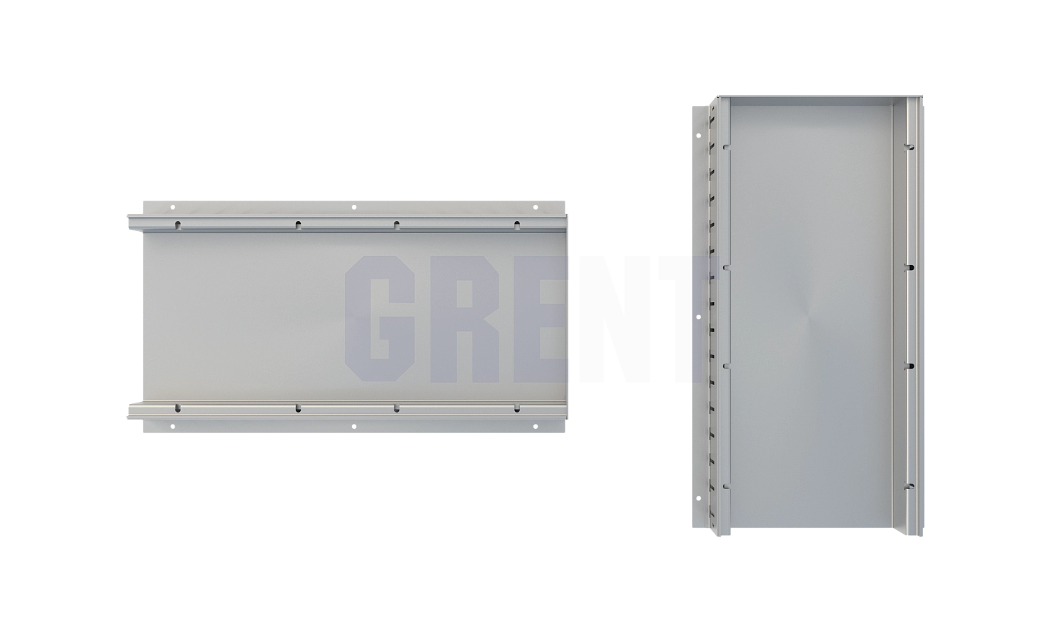 Лоток водоотводный мостовой GRENT MosT 400 торцевой