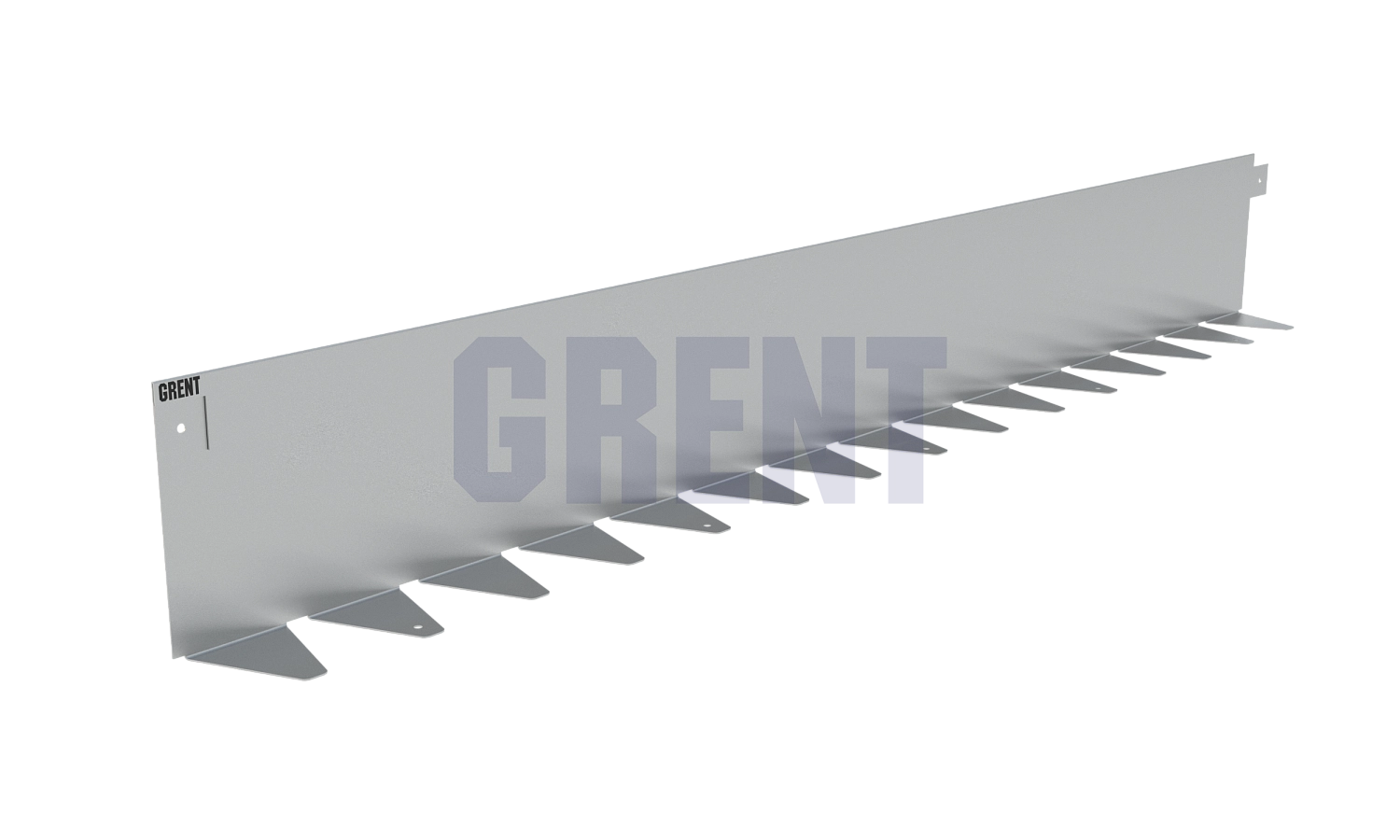 Бордюр стальной GRENT BR L-образный 1200*150, 1,5, оцинкованный