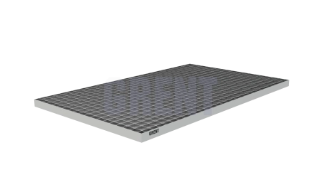 Прессованный настил из нержавеющей стали GRENT 33х33 600х1000