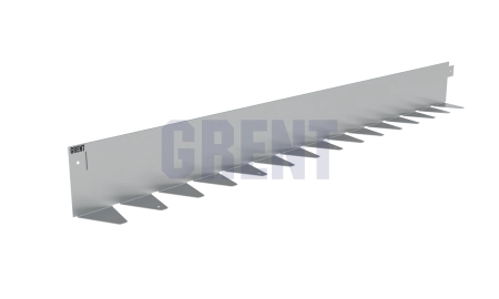 Бордюр стальной GRENT BR L-образный 2400*110, 1,5, оцинкованный