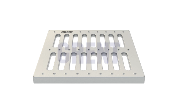 Штампованная решетка стальная GRENT PlasT 300х300 А15