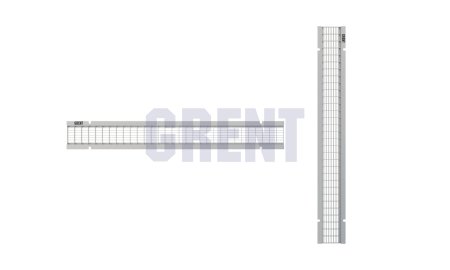 Решетка ячеистая стальная GRENT PlasT DN100 B125 